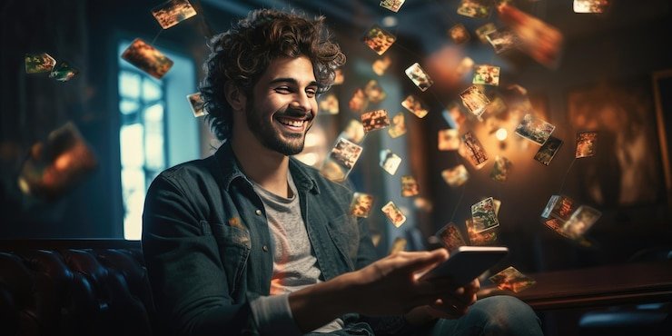 Proses pemasangan aplikasi balapan di layar beranda ponsel dengan notifikasi push yang diaktifkan